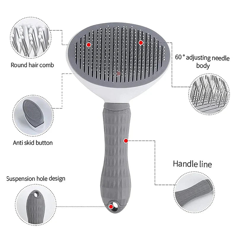 Hot-selling pet cat dog comb effective to remove floating hair comb pet dog hair cleaning pet supplies